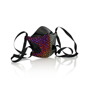 Bernd Serafin Thaler Miss Rona Crystal Couture Mask Volcano