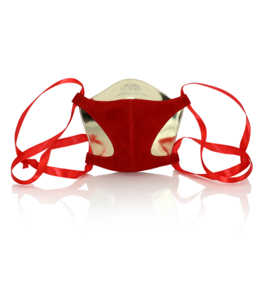 Bernd Serafin Thaler Miss Rona Couture Mask Red